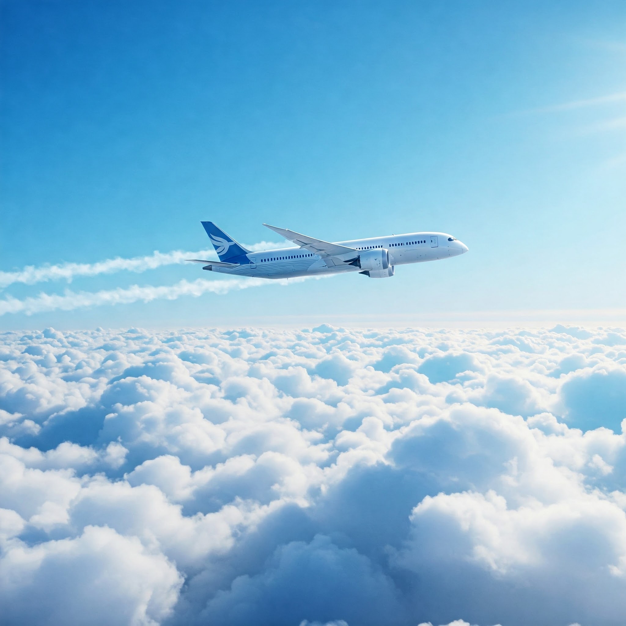 Hochzeitsbild mit Flugzeug